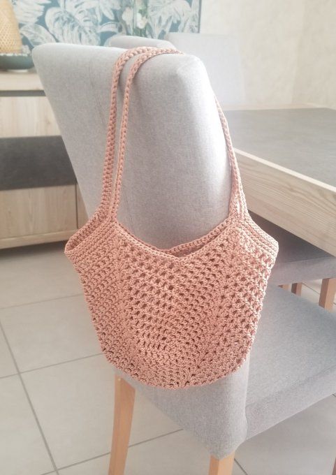 Sac au crochet SAUMON