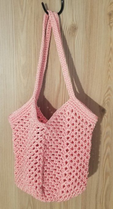 Sac au crochet ROSE CLAIR