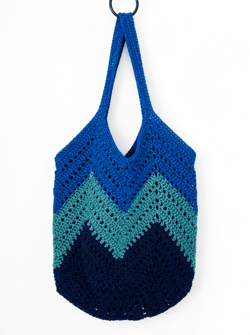 Sac fourre-tout Plage ou Ville MARINE TURQUOISE BLEU  ROYAL Fait Main Bohème Chic   - Copie