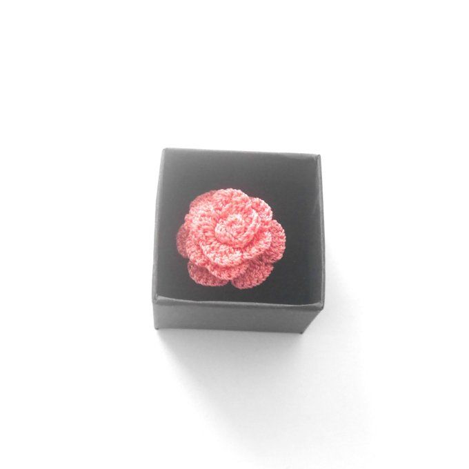 Bague réglable CORAIL au crochet