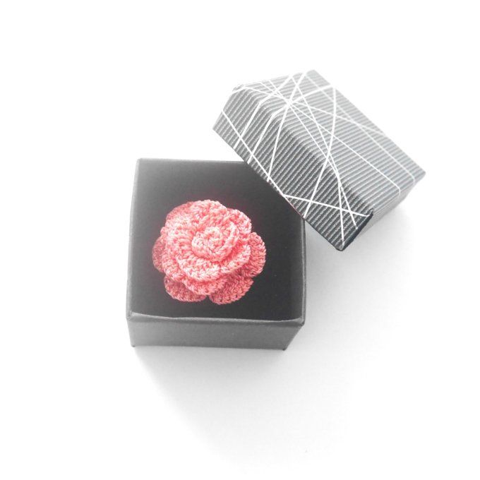 Bague réglable CORAIL au crochet