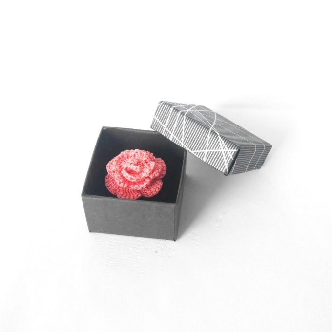 Bague réglable CORAIL au crochet
